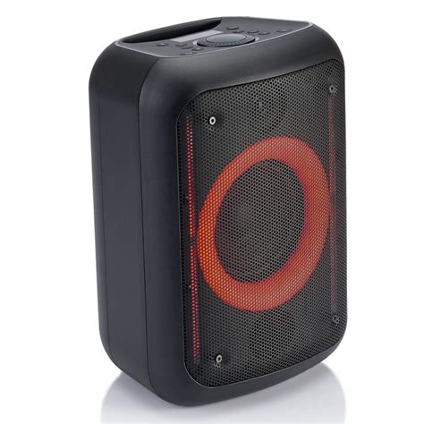 Delivery Address. . Onn medium party speaker with led lighting